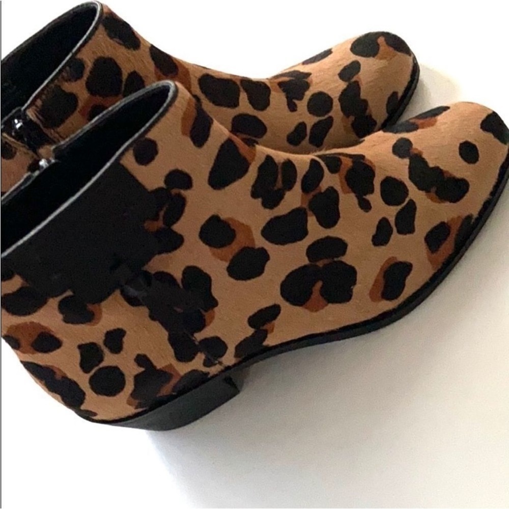 Like new Cole Haan Calf Hair / Leather Ankle Boots Size 7.5 - Picture 5 of 9